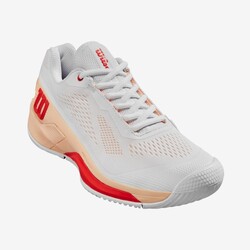 Wilson - Wilson Kadın Tenis Ayakkabısı Rush Pro 4.0 Wh/Peach P US 6 EUR 36 2/3 WRS332670U060