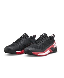 Wilson - Wilson Erkek Tenis Ayakkabısı Rush Pro 4.5 Black/Infrared/White US 9 EUR 42 2/3 WRS334330U090