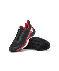 Wilson Erkek Tenis Ayakkabısı Rush Pro 4.5 Clay Black/Infrared/White US 10.5 EUR 44 2/3 WRS335340U105 - Thumbnail