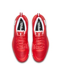Wilson Erkek Tenis Ayakkabısı Rush Pro 4.5 Clay Infrared/Infrared/White US 8.5 EUR 42 WRS333670U085 - Thumbnail