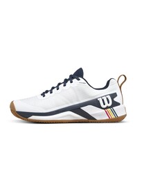 Wilson Erkek Tenis Ayakkabısı Rush Pro 4.5 Clay RG White/Navy Blazer US 9 EUR 42 2/3 WRS335960U090 - Thumbnail