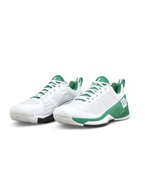Wilson - Wilson Erkek Tenis Ayakkabısı Rush Pro 4.5 Clay White/Bosphorus/Black US 10.5 EUR 44 2/3 WRS334350U105