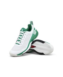 Wilson Erkek Tenis Ayakkabısı Rush Pro 4.5 Clay White/Bosphorus/Black US 9.5 EUR 43 1/3 WRS334350U095 - Thumbnail
