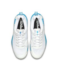 Wilson Erkek Tenis Ayakkabısı Rush Pro 4.5 OZ - White/White/Atomic Blue US 8.5 EUR 42 WRS335010U085 - Thumbnail