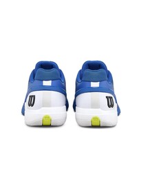 Wilson Erkek Tenis Ayakkabısı Rush Pro 5 Deja Vu Blue/White/Black US 11.5 EUR 46 WRS338480U115 - Thumbnail