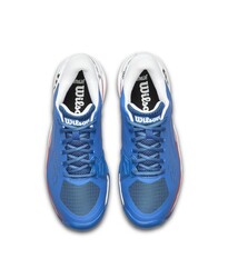 Wilson Erkek Tenis Ayakkabısı Rush Pro Ace Clay - Deja Vu Blue/White/Infrared US 11 EUR 45 1/3 WRS334390U110 - Thumbnail