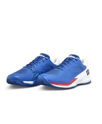 Wilson Erkek Tenis Ayakkabısı Rush Pro Ace Clay - Deja Vu Blue/White/Infrared US 9.5 EUR 43 1/3 WRS334390U095 - Thumbnail