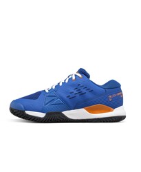 Wilson Çocuk Tenis Ayakkabısı Rush Pro Ace JR Deja Vu Blue/Orange Tiger/White US 4 EUR 36 WRS337590U040 - Thumbnail