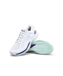 Wilson - Wilson Jr Çocuk Tenis Ayakkabısı Rush Pro Ace White/Bay/Skipper Blue US 6.5 EUR 39 1/3 WRS337600U065