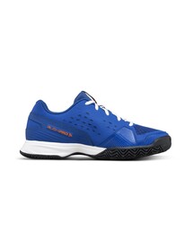 Wilson Çocuk Tenis Ayakkabısı Rush Pro L Junior Deja Vu Blue/Orange Tiger/White US 1 EUR 32 WRS337570U010 - Thumbnail