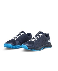 Wilson - Wilson Çocuk Tenis Ayakkabısı Rush Pro Junior L - Navy Blazer/White/Atomic Blue US 4.5 EUR 36 2/3 WRS335270U045
