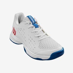 Wilson - Wilson Junior Tenis Ayakkabısı Rush Pro JR L Wh/D V Blue US 6 EUR 38 2/3 WRS333000U060