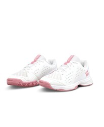 Wilson - Wilson Çocuk Tenis Ayakkabısı Rush Pro Junior L - White/White/Mauveglow US 1.5 EUR 32 2/3 WRS335290U015