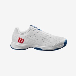 Wilson Junior Tenis Ayakkabısı Rush Pro JR L Wh/D V Blue US 3 EUR 34 2/3 WRS333000U030 - Thumbnail