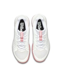 Wilson Çocuk Tenis Ayakkabısı Rush Pro Junior L - White/White/Mauveglow US 4 EUR 36 WRS335290U040 - Thumbnail