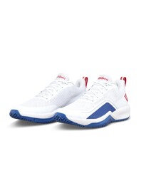 Wilson - Wilson Erkek Tenis Ayakkabısı Rush Pro Lite - White/Deja Vu Blue/Wilson Red US 9.5 EUR 43 1/3 WRS333220U095