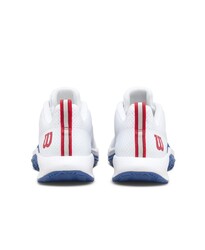 Wilson Erkek Tenis Ayakkabısı Rush Pro Lite - White/Deja Vu Blue/Wilson Red US 10.5 EUR 44 2/3 WRS333220U105 - Thumbnail