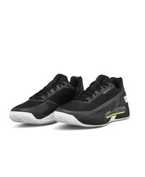 Wilson Erkek Tenis Ayakkabısı Rush Tour 5 Clay Black/White/Safety Yellow US 9 EUR 42 2/3 WRS337620U090 - Thumbnail