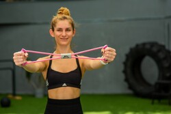 Slazenger Göğüs Egzersiz Tübülü - Fuşya - Thumbnail