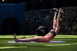 Slazenger Pilates Çemberi Sünger Tutacaklı - Thumbnail