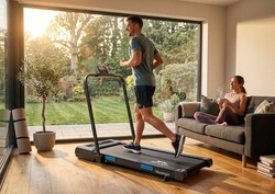 Slazenger Radeon Tam Katlanır-Otomatik Eğimli-Bluetooth Fitness Uygulamalı – 2,5 HP Sessiz Motorlu-Hazır Kurulumlu Koşu Bandı - Thumbnail