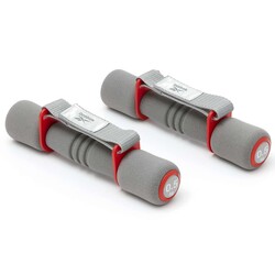 Reebok Softgrip Dumbbells 0.5Kg Red Grey Çift RAWT-11060RD - Thumbnail