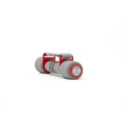 Reebok Softgrip Dumbbells 0.5Kg Red Grey Çift RAWT-11060RD - Thumbnail