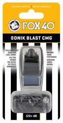 Fox 40 Sonik Blast Cmg Official Düdük Siyah - İpli 9201-0008 - Thumbnail