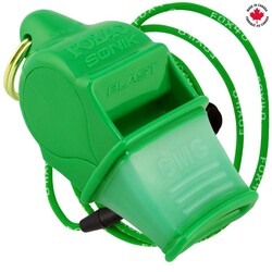 Fox 40 Sonik Blast Cmg Safety Düdük Neon Yeşil - İpli 9203-1408 - Thumbnail