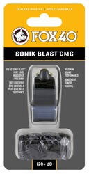 Fox 40 Sonik Blast Cmg Safety Düdük Siyah - İpli 9203-0008 - Thumbnail