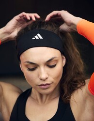 Adidas Kafa Bandı - Sports Headband - Black ADAC-16400BK - Thumbnail