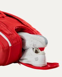 Wilson Tenis Çantası Super Tour Wilson Red 15PK 2025 Red (WR8036601001) - Thumbnail