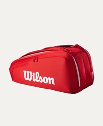Wilson - Wilson Tenis Çantası Super Tour Wilson Red 9PK 2025 Red WR8036701001