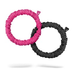 Adidas - Adidas Saç Tokası - ThinHair Scrunchies - Black & Lucid Pink ADAC-16550