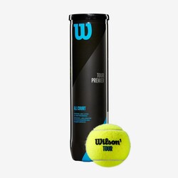 Wilson Tenis Topu Tour Premier ALL CT 4 BALL CAN WRT119400 - Thumbnail