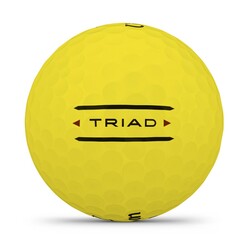 Wilson Triad Golf Topu - Triad Golf Ball Yellow 12-BALL WG2009002 - Thumbnail