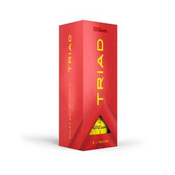 Wilson Triad Golf Topu - Triad Golf Ball Yellow 12-BALL WG2009002 - Thumbnail