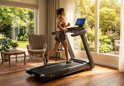 Tunturi I50 Koşu Bandı | 3.5 HP Motor, 20 km/s Hız, %20 Otomatik Eğim, Bluetooth ve Fitness Uygulama Desteği, Kablosuz Şarj Özelliği - Thumbnail