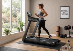 Tunturi I50 Koşu Bandı | 3.5 HP Motor, 20 km/s Hız, %20 Otomatik Eğim, Bluetooth ve Fitness Uygulama Desteği, Kablosuz Şarj Özelliği - Thumbnail