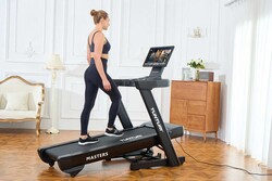 Tunturi Masters TM 6500 Çevrilebilen Akıllı Ekranlı, 5 HP Sessiz Motorlu, Otomatik Eğimli & Eksi Eğimli, Mirror Cast (Ekran Yansıtma) Özellikli, Otomatik Katlamalı Koşu Bandı - Thumbnail