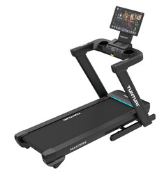 Tunturi - Tunturi Masters TM 6500 Çevrilebilen Akıllı Ekranlı, 5 HP Sessiz Motorlu, Otomatik Eğimli & Eksi Eğimli, Mirror Cast (Ekran Yansıtma) Özellikli, Otomatik Katlamalı Koşu Bandı