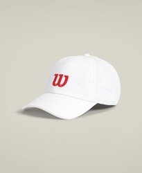Wilson - Wilson Unisex Active Perforated Şapka - White/Infrared - L/XL WU00135511WT1LXL