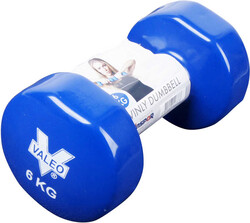Valeo - Valeo 6 Kg Vinly Dipping Dambıl - Mavi