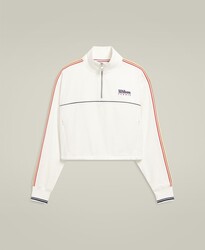 Wilson - Wilson W Davenport Woven Popover Kadın Sweatshirt - Sandrift M WW00210511GYCM