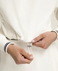 Wilson W Davenport Woven Popover Kadın Sweatshirt - Sandrift S WW00210511GYCS - Thumbnail