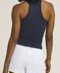Wilson Tenis Kadın Atlet W Fieldhouse Tank Lite - Classic Navy L WW00156331DBCL - Thumbnail