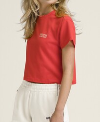 Wilson Kadın W Harper Crop Tişört Tee Infrared XL WW00367511RDBXL - Thumbnail