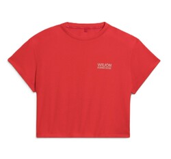 Wilson - Wilson Kadın W Harper Crop Tişört Tee Infrared XS WW00367511RDBXS