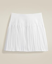 Wilson Kadın Tenis Eteği W Midtown Skirt - Bright White L WW00160331WT1L - Thumbnail
