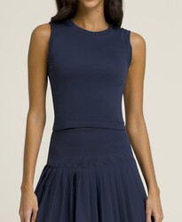 Wilson Kadın Tenis Atleti - W Pro Seamless Tank - Klasik Lacivert (Classic Navy) S WW00024431DBCS - Thumbnail